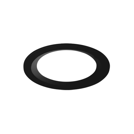 Designring für Präsenzmelder Mini, Thermoplast lackiert, graphitschwarz matt
