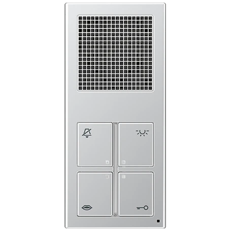 Standard audio indoor station, A range, aluminium