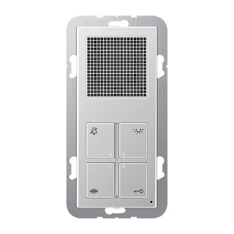 Standard audio indoor station Design, A range, aluminium