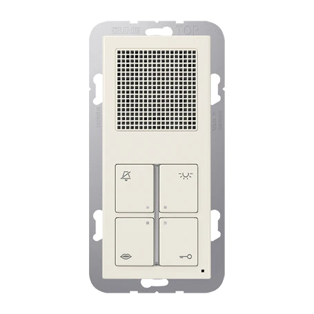 Standard audio indoor station Design, AS range, ivory