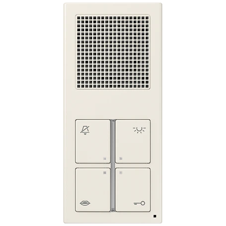 Standard audio indoor station, AS range, ivory