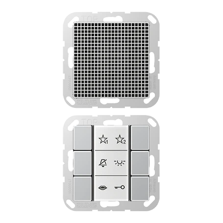 Audio indoor station, aluminium