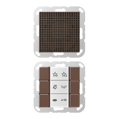 Audio indoor station, mocha
