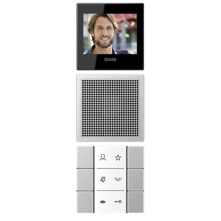 Video indoor station 2.7’’, aluminium