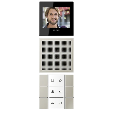 Video indoor station 2.7’’, stainless steel