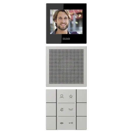 Video indoor station 2.7’’, gris clair 31 (32013)