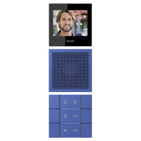 Video indoor station 2.7’’, bleu outremer 31 (32020)