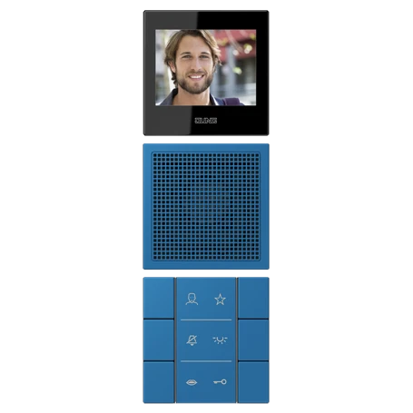 Video indoor station 2.7’’, bleu céruléen 31 (32030)