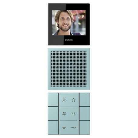 Video indoor station 2.7’’, céruléen clair (32033)