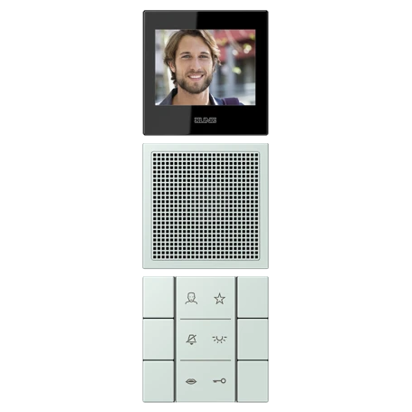 Video indoor station 2.7’’, céruléen pâle (32034)