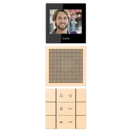 Video indoor station 2.7’’, ocre (32060)