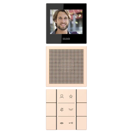 Video indoor station 2.7’’, orange pâle (32082)