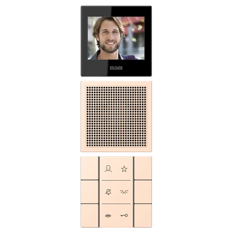 Video indoor station 2.7’’, rose pâle (32091)