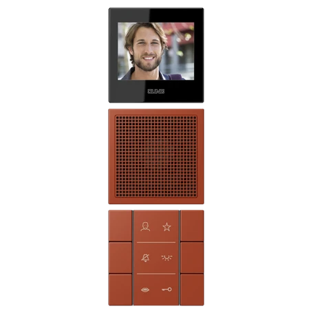 Video indoor station 2.7’’, l'ocre rouge (32110)