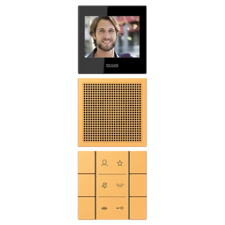 Video indoor station 2.7’’, ocre jaune clair (4320L)