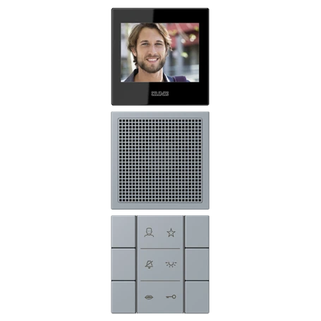 Video indoor station 2.7’’, gris clair 59 (4320O)