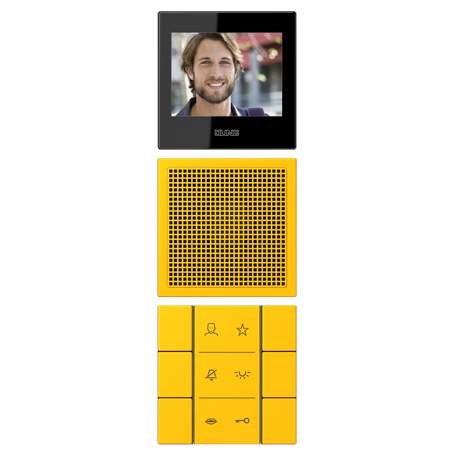 Video indoor station 2.7’’, le jaune vif (4320W)