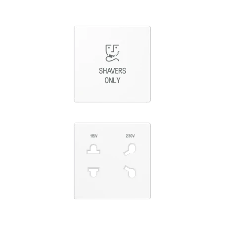 Centre plate, Shavers only, Thermoplastic, white