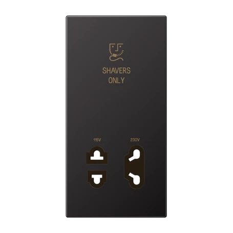 Centre plate, Shavers only, dark