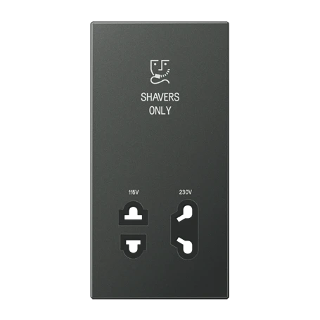 Centre plate, Shavers only, anthracite