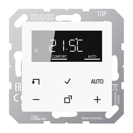 LB Management room thermostat set, white