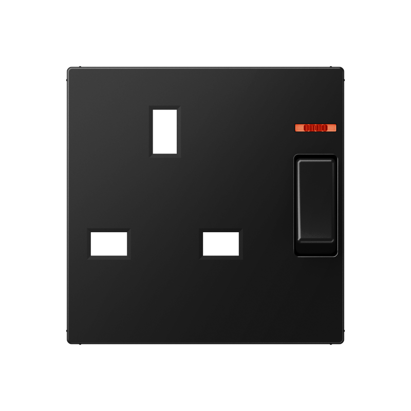 Centre plate for socket insert BS 2171 KO EINS and 3171 KO EINS, matt