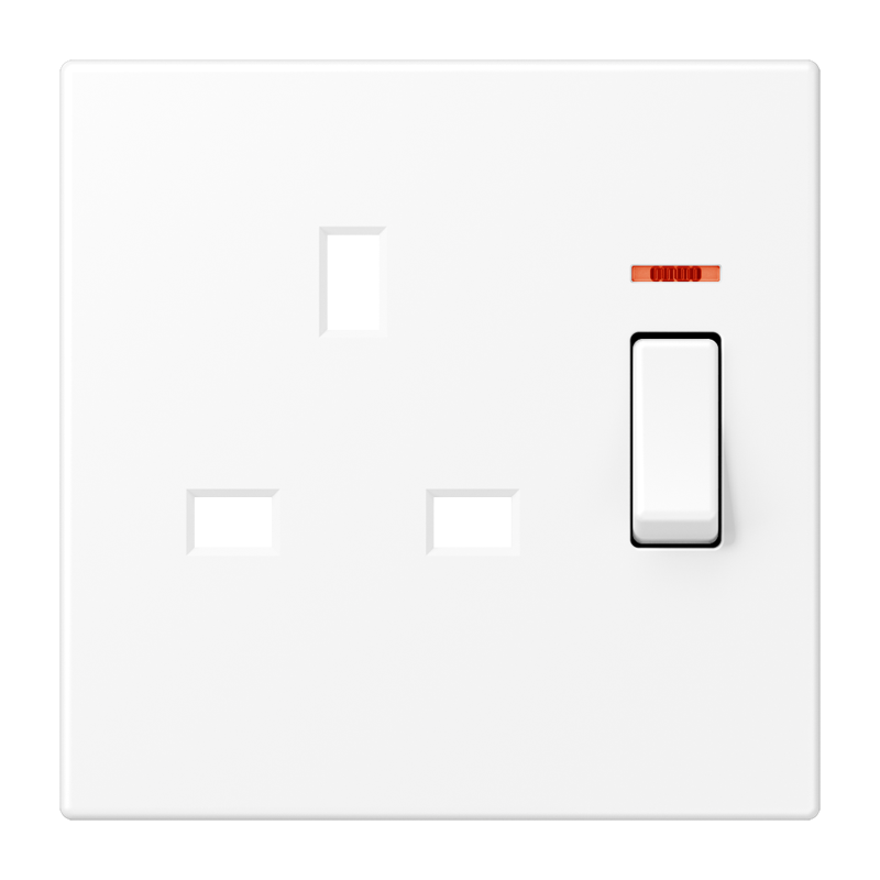 Centre plate for socket insert BS 2171 KO EINS and 3171 KO EINS, ivory