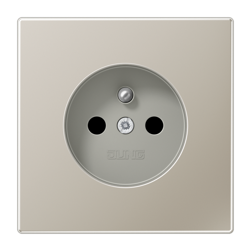 Prise électrique Jung A521-15 - Norme US NEMA, 15A/125V, Bornes à Vis, Thermoplastique, Neuve