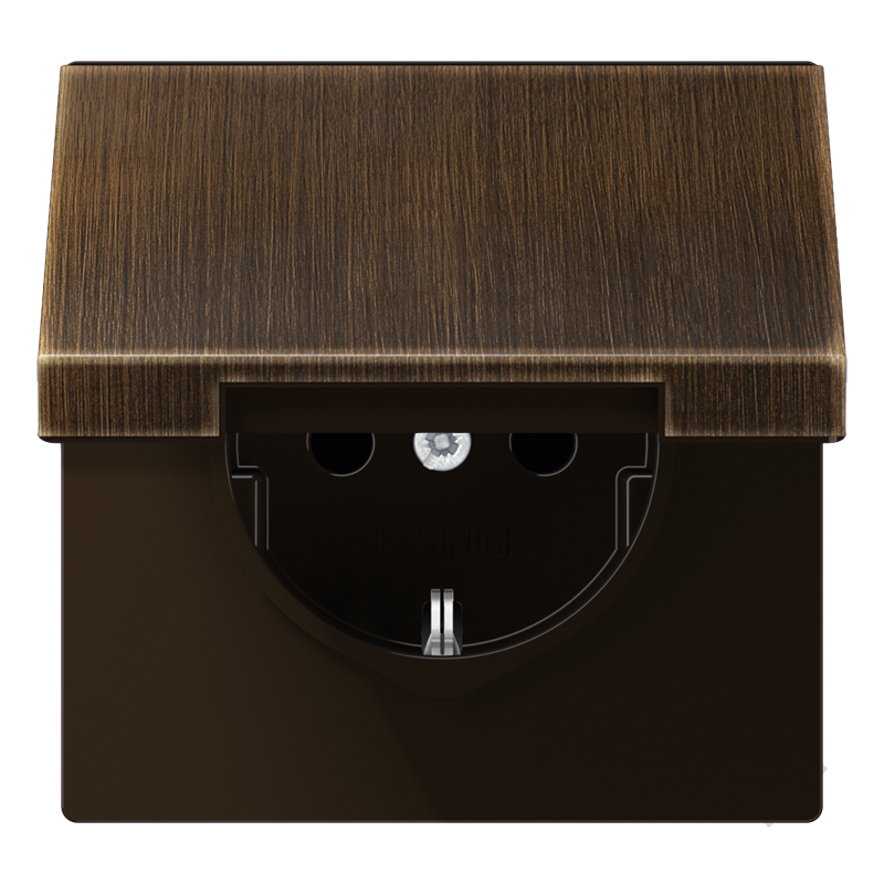 Presa Schuko 16 A 250V Con Coperchio Incernierato - Presa Di Corrente Ls 1520 Bfkl 36563