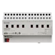 KNX switch actuator, 8-gang, 10 A / 140 µF, rail mounting device, 8 rail units