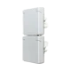 Wandcontactdoos met randaarde, 16 A 250 V ~, schroefklemmen, verticaal, IP 44, WG 600