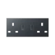 Centre plate for socket insert BS 2172 EINS, thermoplastic lacquered, matt anthracite