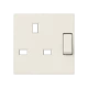 Centre plate for socket insert BS 2171 EINS and 3171 EINS, duroplastic, ivory