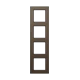 Frame 4-gang, mocha