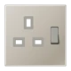 Centre plate for socket insert BS 2171 EINS and 3171 EINS, stainless steel