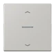 Bouton poussoir JUNG HOME 1 voie, avec symboles flèches, avec voyant crayon, gris clair 31 (32013)
