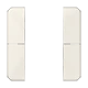 Tasterset 2-voudig, F50, wit