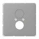 Afdekking, voor 2 ronde connector tot 18,5 mm Ø, grijs