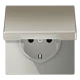 SCHUKO® socket, stainless steel