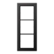 Frame 3-gang, dark
