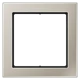 Frame 1-gang, stainless steel