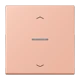 eNet push-button standard, with arrow symbols, with lens, rose clair (32102)