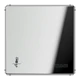 KNX objectregelaar, glanzend chroom