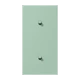 Centre plate with toggle lever "cylinder", 2 x 1 toggle lever, vert anglais clair (32041)