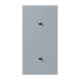 Centre plate with toggle lever "cylinder", 2 x 1 toggle lever, gris clair 59 (4320O)