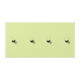 Centre plate with toggle lever "cylinder", 2 x 2 toggle levers, vert jaune clair (32053)