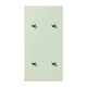 Centre plate with toggle lever "cylinder", 2 x 2 toggle levers, vert anglais pâle (32042)
