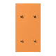 Centre plate with toggle lever "cylinder", 2 x 2 toggle levers, orange clair (32081)