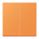 Bouton poussoir LB Management 2 voies, orange clair (32081)
