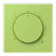 Centre plate for thermostat, vert clair (32052)
